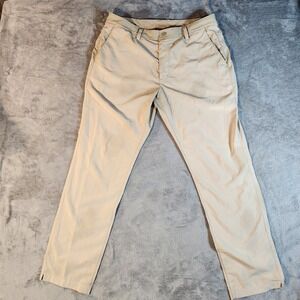 Vineyard Vines Pants Mens 33x30 Beige Fairway Golf Performance Athleisure